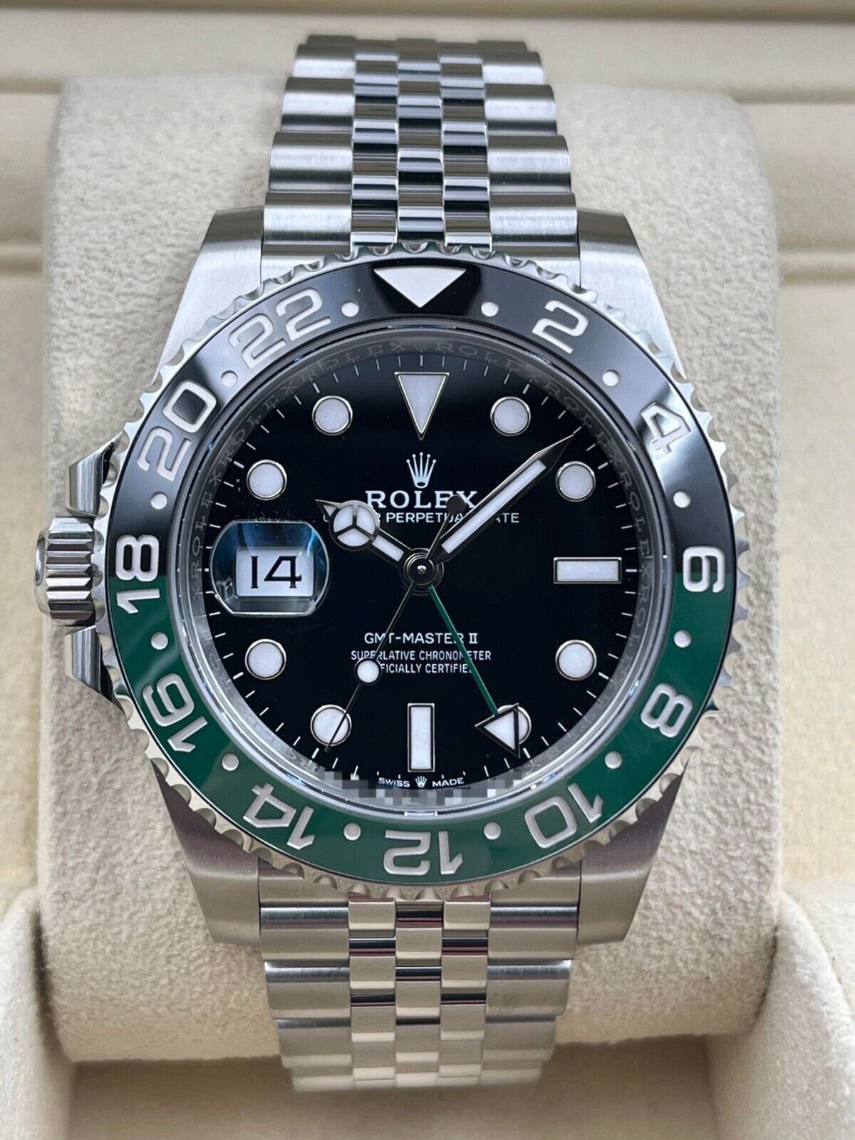 0ccb4b60-4f99-524e-a17c-b66309594cc8.jpg Rolex GMT Master II 126720VTNR | 2023 | "Sprite" 40mm 126720VTNR Oystersteel Jubilee Bracelet - Image 1
