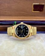 Rolex Day-Date President 1997 – Factory Black Diamond Dial  Ref. 18248 | 36mm |  Excellent Condition | Solid 18K Gold