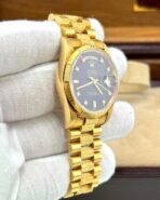 Rolex Day-Date President 1997 – Factory Black Diamond Dial  Ref. 18248 | 36mm |  Excellent Condition | Solid 18K Gold - Image 3