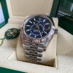 2021 Rolex Sky-Dweller – 326934 - Fluted Bezel, Blue Dial, Jubilee Bracelet –  42mm • Stainless Steel • Annual Calendar • Dual Time Zone